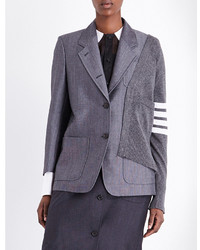 Thom Browne Deconstructed Wool And Cashmere Blazer