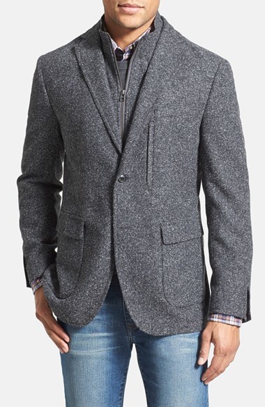 Jkt New York Royal Regular Fit Boucl Blazer With Removable Bib, $450 ...