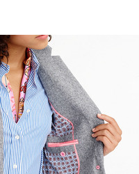 J.Crew Petite Campbell Blazer In Donegal Wool