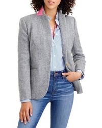 J.Crew Petite Collection Campbell Donegal Wool Blazer