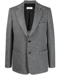 Lanvin Single Breasted Virgin Wool Suit Jacket
