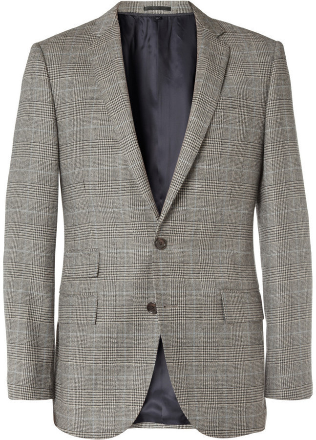J.Crew Slim Fit Glen Plaid Wool Blend Suit Jacket, $525 | MR