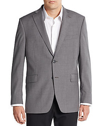 Saks Fifth Avenue Slim Fit Two Button Wool Sportcoat