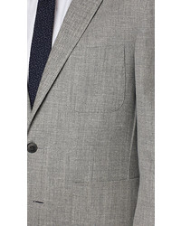 Burberry Slim Fit Wool Silk Linen Jacket
