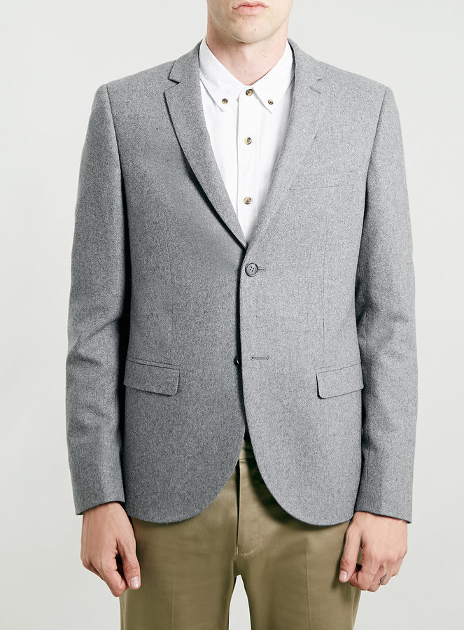 Topman hot sale wool blazer