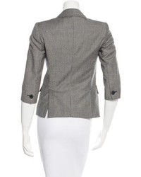 Band Of Outsiders Virgin Wool Houndstooth Blazer