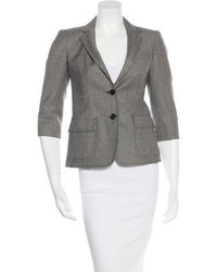 Band Of Outsiders Virgin Wool Houndstooth Blazer