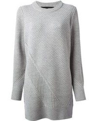Proenza Schouler Check Knit Sweater Dress
