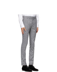 Balmain Black And White Houndstooth Trousers