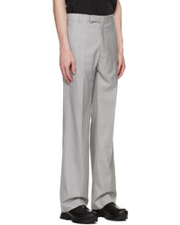 Heliot Emil Gray Tailored Trousers