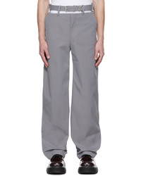 Y/Project Gray Y Belt Trousers