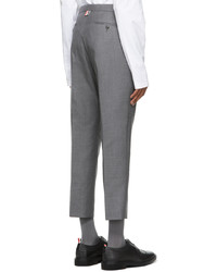 Thom Browne Grey Super 120s Wool Trousers
