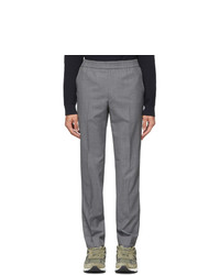 Harmony Grey Tropical Wool Paolo Trousers