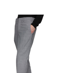Neil Barrett Grey Wool Cuffed Trousers