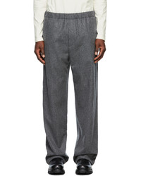 Jil Sander Grey Wool Light Compact Trousers