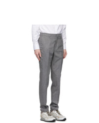 Dunhill Grey Wool Stretch Chinos