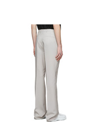 Givenchy Off White Bootcut Tailored Trousers