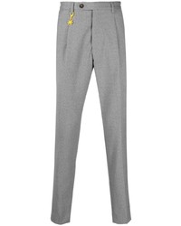 Manuel Ritz Stretch Wool Tapered Trousers