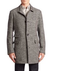 Billy Reid Astor Wool Silk Blend Coat