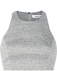 Elizabeth and James Upton Cropped Cotton Blend Jersey Top