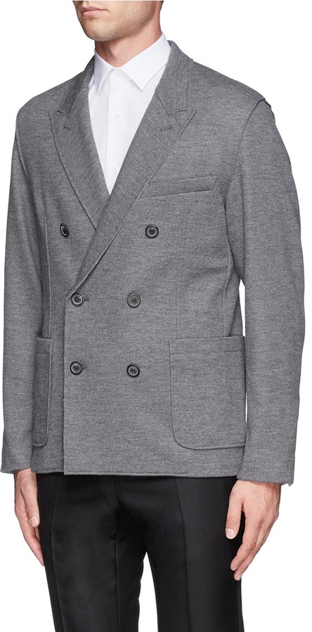 Nobrand Double Breasted Jersey Blazer, $1,470 | Lane Crawford | Lookastic