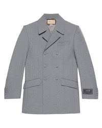 Gucci Double Breasted Wool Blazer