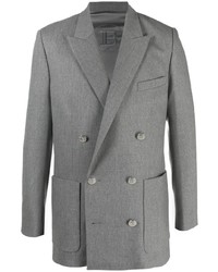 Balmain Double Breasted Wool Jacket