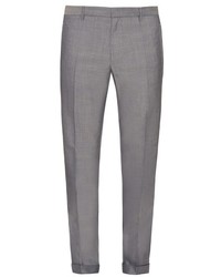Jil Sander Adriano Wool And Cotton Blend Trousers