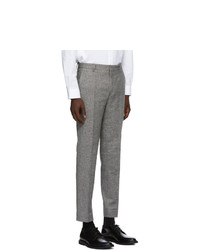 Harmony Black And Brown Wool Peter Trousers