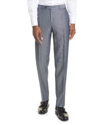 Canali Classic Fit Wool Mohair Dress Pants