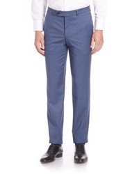 Saks Fifth Avenue Collection Solid Wool Pants