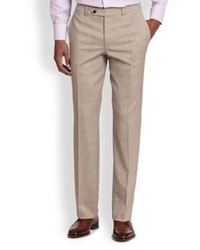 Saks Fifth Avenue Collection Stretch Wool Trousers