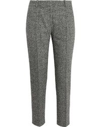 Stella McCartney Cropped Wool Tweed Straight Leg Pants