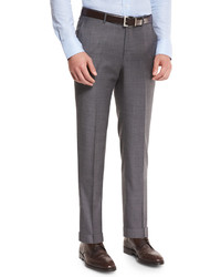 Canali Grey Tapered Wool Blend Suit Trousers | Where to buy & how to wear
