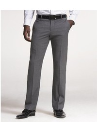 Express Gray Stretch Wool Photographer Suit Pant