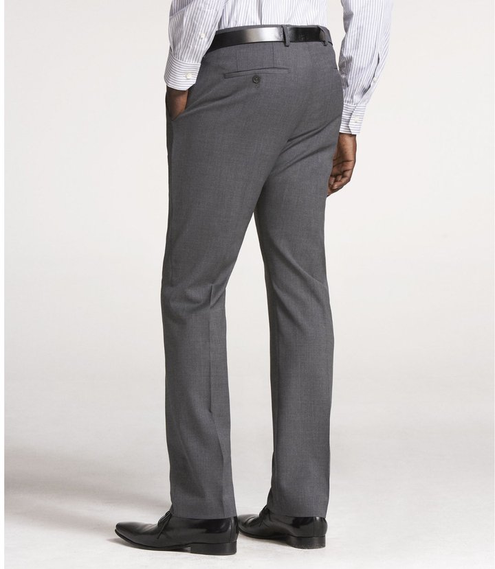 grey wool dress pants