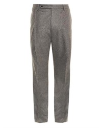 Lanvin Flannel Tailored Trousers