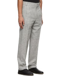 Fear Of God Grey Double Pleated Tapered Trousers