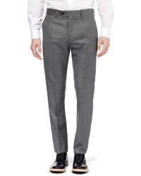 Acne Studios Grey Drifter Slim Fit Wool Suit Trousers