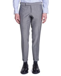 Thom Browne Low Rise Wool Mohair Trousers