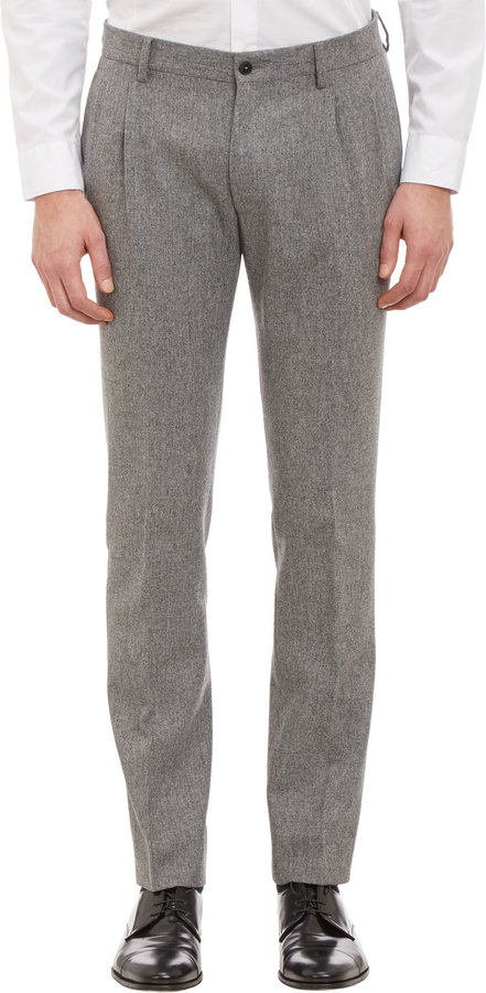 Altea Pleated Slim Trousers, $179 | Barneys Warehouse | Lookastic