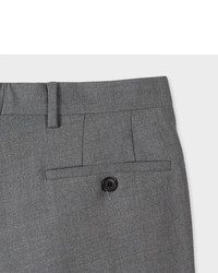 Paul Smith Slim Fit Grey A Suit To Travel In Wool Trousers