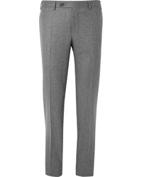 Canali Slim Fit Wool Trousers