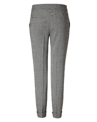Etro Stretch Wool Tweed Cigarette Pants