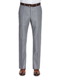 Super 150s Wool Trousers Gray