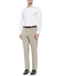 Incotex Super 150s Wool Trousers Tan