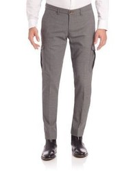 Eleventy Wool Cargo Pants, $153 | Saks Fifth Avenue | Lookastic