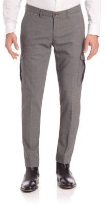 Eleventy Wool Cargo Pants, $153 | Saks Fifth Avenue | Lookastic