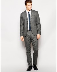 Ted Baker Wool Mix Pant In Slim Fit