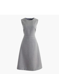 J.Crew A Line Dress In Double Serge Wool